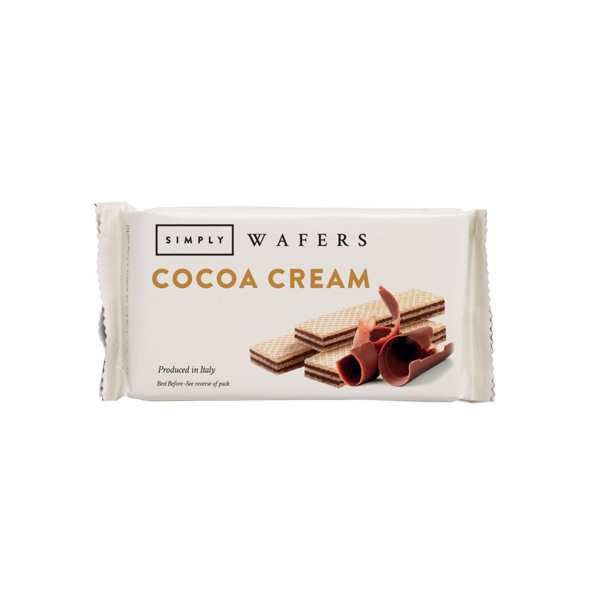 Simply cocoa cream Vaffelkjeks - Sjokolade - 20 x 45G