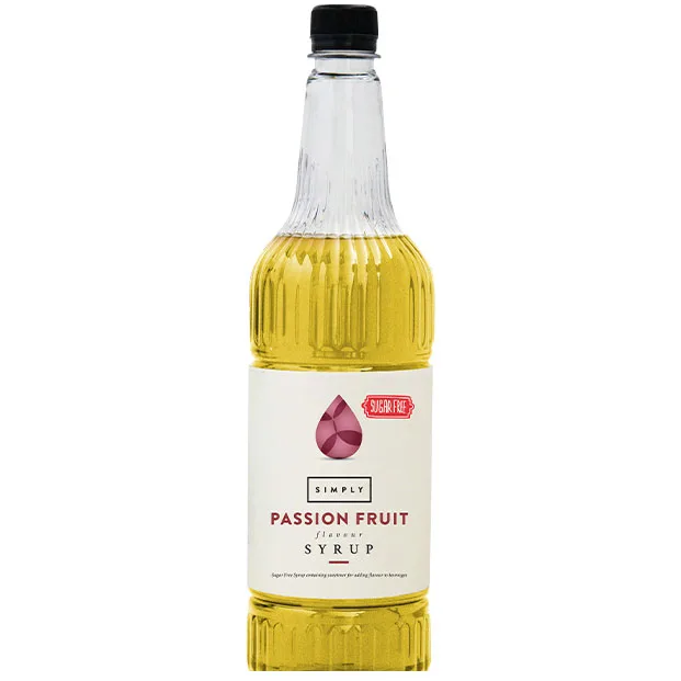 Simply Sukkerfri Pasjonsfrukt - Sirup - 1 L
