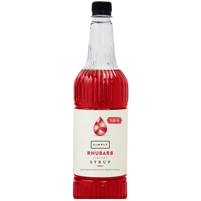 Simply rabarbra sukkerfri - Sirup - 1 L