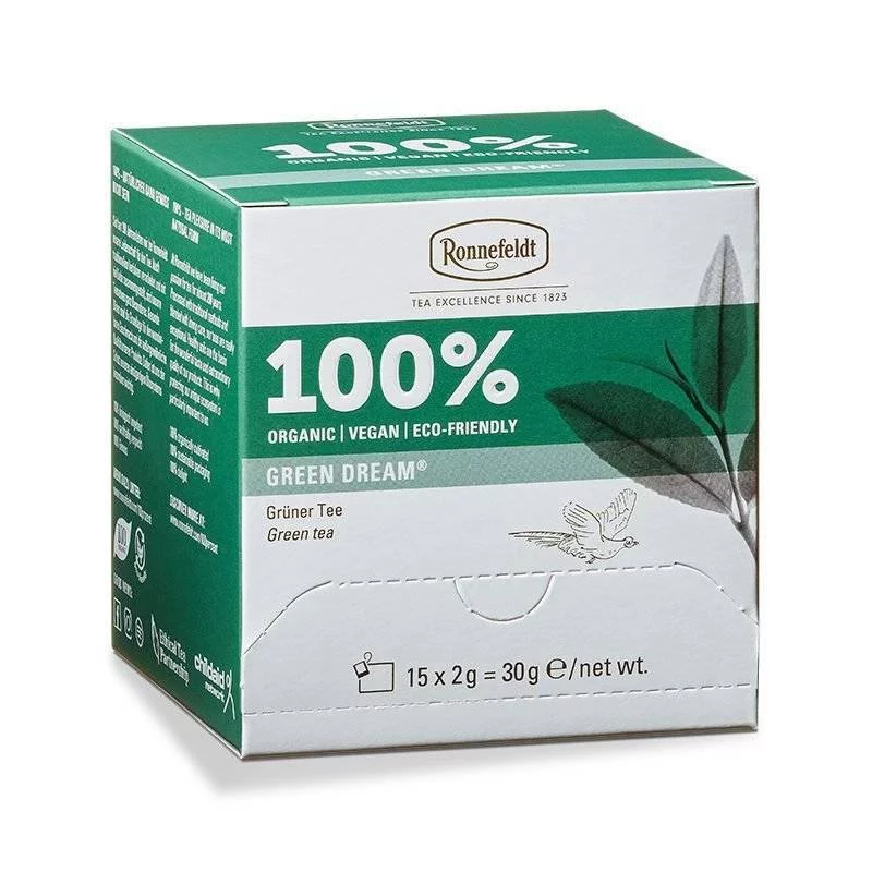 Ronnefeldt Green Dream te (økologisk, Vegansk grønn te) - (15)