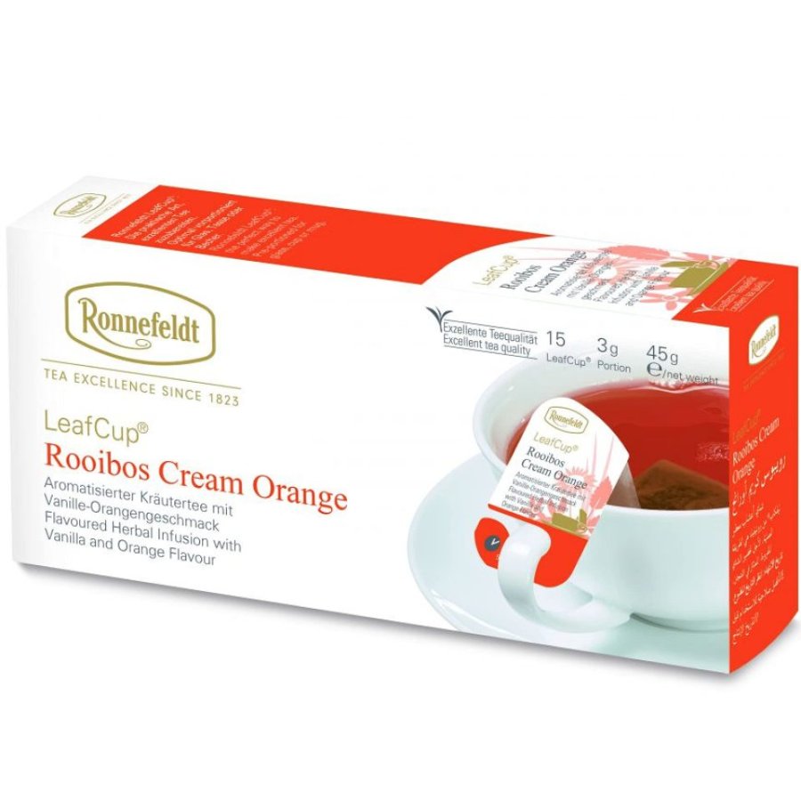 Ronnefeldt Rooibos krem appelsin - Leafcup (15)