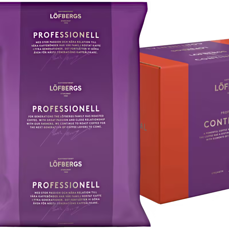Løfberg Continental - Hele Bønner - 1 KG