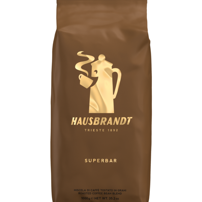 Roasted Coffee Beans Superbar 1 KG Bag / Ristede kaffebønner Superbar 1 kg pose - Hausbrandt